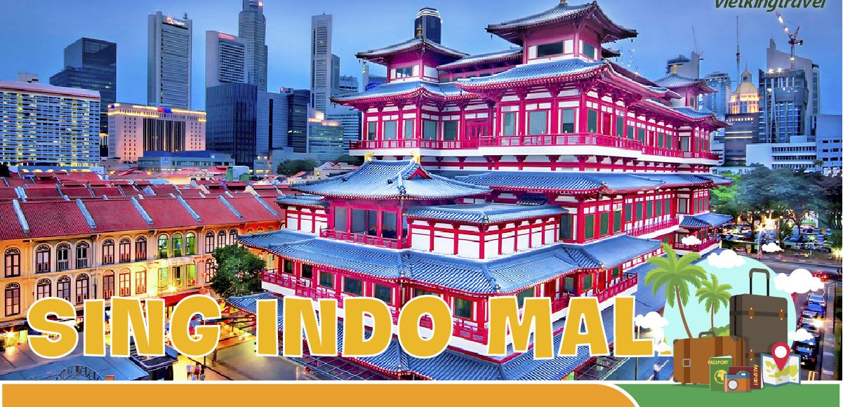 du lịch singapore indonesia malaysia 6 ngày 5 đêm